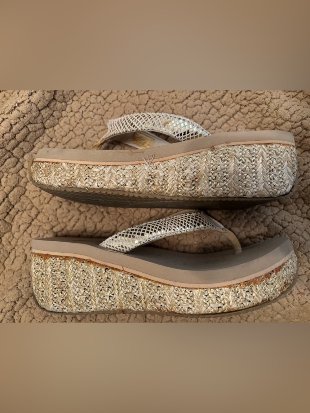 Volatile island wedge flip flop 8